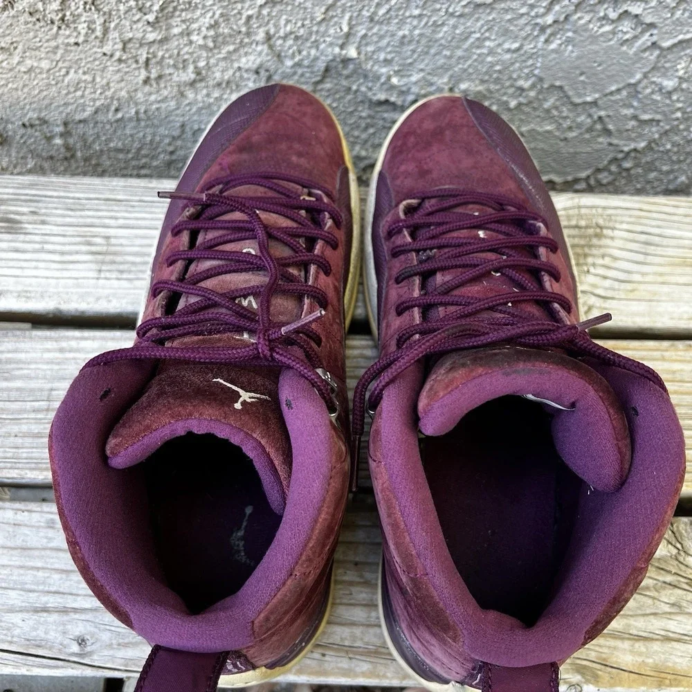 Jordan Shoes Men Size 11.5 Air Jordan 12 Retro Bordeaux 2017 Burgundy High Top
